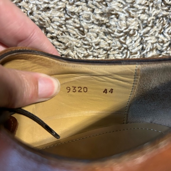 Antonio Maurizi Leather Cap Toe Oxford Dress Shoes Brown Size 44 main image 12
